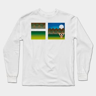 Forest with textures Long Sleeve T-Shirt